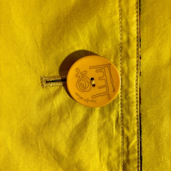 SISSY ME Sz L Coat Jacket Art to Wear Embroidered Back Detail Western Lining NEW - Picture 5 of 15